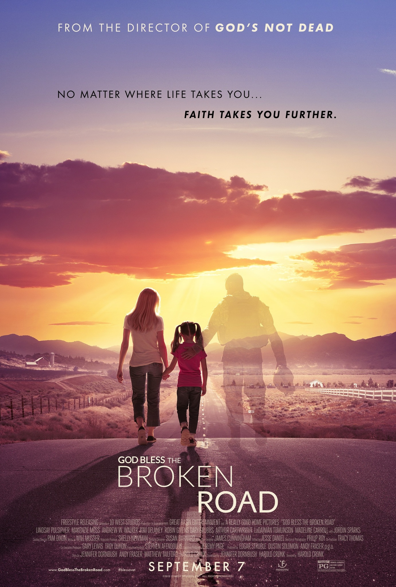 God Bless the Broken Road Poster