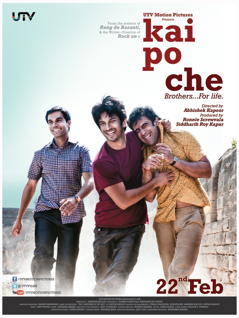 Kai Po Che! Kai Po Che! Poster