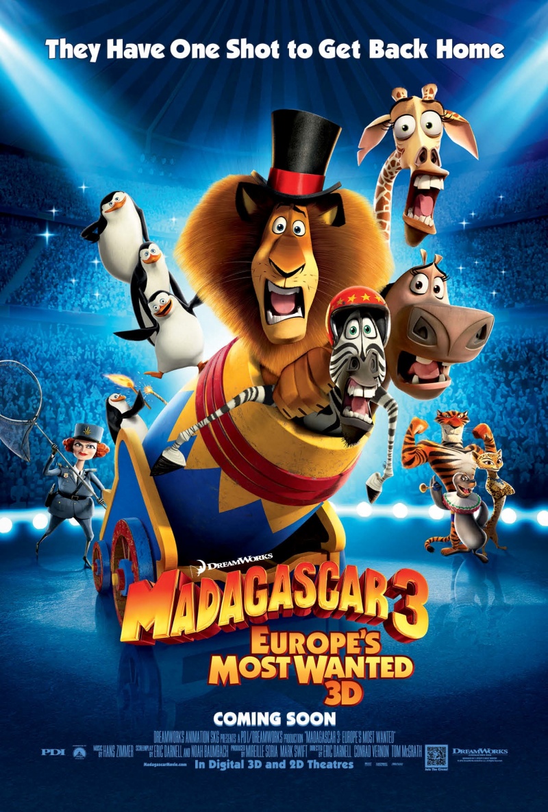 Madagascar 3: Europe's Most Wanted Madagascar 3: Europe's Most Wanted Poster